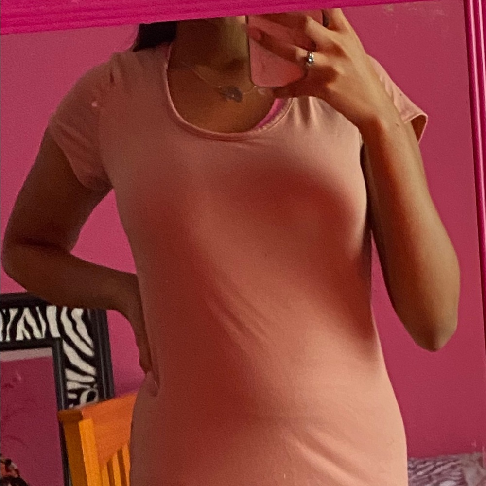 Blush Short Sleeve Dress